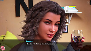 Stepmother gets turned on and lets me touch her tits and her juicy pussy until her daughter discovers us - Jazziuu