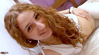 Monica Ledesma: Spanish Babe with Small Tits Nude on the Bed