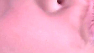 Hot and horny dark haired slut masturbates