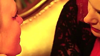 Lesbian Spanking Lezdom with Mistress Selina Morgan and Lila Biene