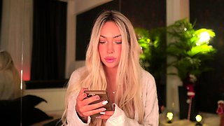 Hot Blonde Washes Car Toys Ass On Cam Big Boobs