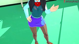 Android 18 Seduces Gohan at University - Dragon Ball Zex Series