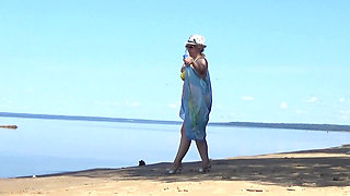 My Wife on the Beach