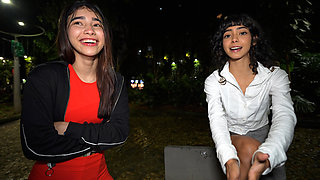 Public Pickup - We Met Her In A Park And Made Her Join A Threesome