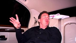 Stockinged slut dominates loser