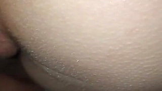 Close up Doggy Style My Pussy Lips Stretch and Grip on Thick Dick