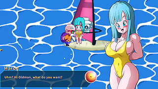 Kame Paradise Multiversex 2 - Roshi Fucking Maron Krillin's Bride