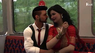 Desi Indian Housewife Archita Phukon Gets Fucked Hard by Stranger on Train - Hot Public Sex