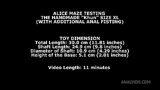 Alice Maze Testing The Handmade Khun Size XL (With Additional