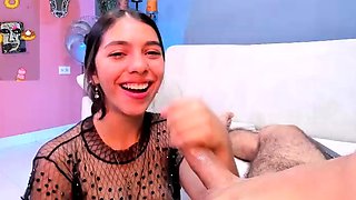 Real amateur college coed teens blowjob cumshot