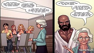 Art Course Episode 1: MILF Teacher & Her Big-Cocked Black Model - Extra Class Time