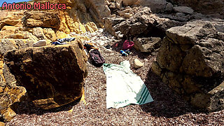 Uncut - Fucking a Teen Girl on the Public Nude Beach - Behind the Scene