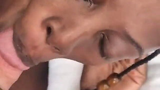 Good Morning Blowjob From Petite Ebony Wife