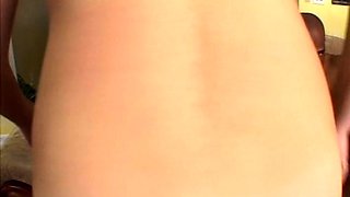 Glam blonde ass cumshot after hardcore anal