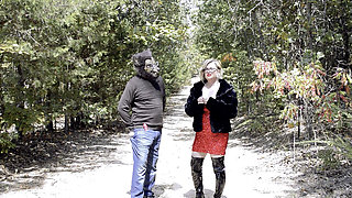 Slutty Red Riding Hood in Latex Boots Fucks the Big Bad Wolf