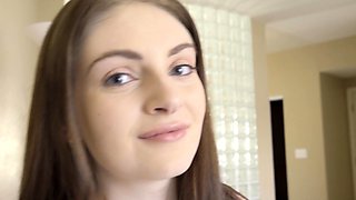 Curvy stepsis fucks masturbating stepbro