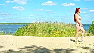 Naked on the Nude Beach