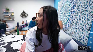 Katie Cai's Dorm Affair Sparks Interracial Passion