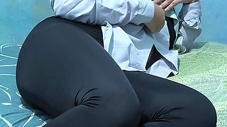 Wet Pepe when coming home from work wants to be shaved