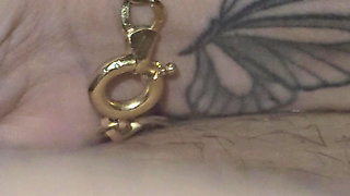 Step son couldn't take care of his erection with broken arm so he asked step mom a handjob