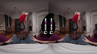 Amelia's Romantic Striptease In 8k Vr