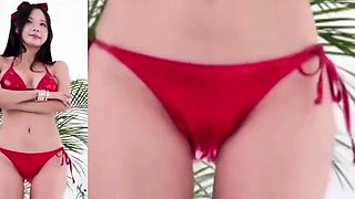 Kpop Habin Red bikini move guys high