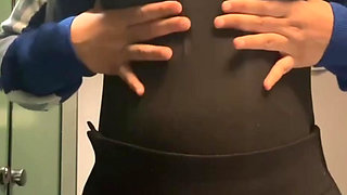 Workplace Temptation: Bathroom Tease and Orgasm!