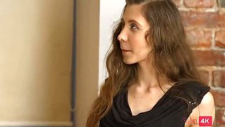 Skinny Stefanie Moon Takes a Huge Dick Deep