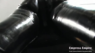 Rubber Slave Hard Screwed