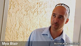 Triple Play - Mya Blair, Jimmy Dix, and Tony Rubino - Anal QTs