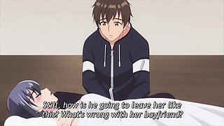 Yoasobi Gurashi fingering in her ass in front of his friend