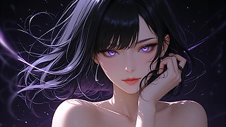 Lustrender Slideshow: Nude Mystic Enchanter Trance Swirling Spells - Ai Video