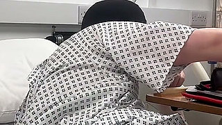 Nurse Ruby's Sounding Exam - Sizing up Her Patient's Tiny Urethra