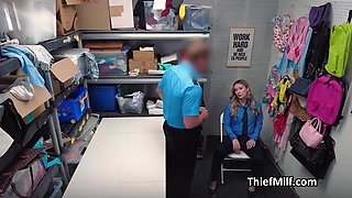 Guilty Security Guard Pleasures Coworker