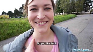 Superb Mina K - pigtails trailer - Public Agent