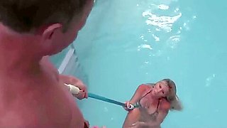 French swinger sabrina fuck in the pool ! 2019