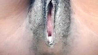 My slut masturbating and pee in the bush, she got fat pussy