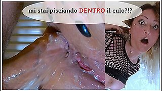 Italian Anal With Mature Italian Milf: Piss In My Ass! - Ok! Ma First Ill Break Your Hole!
