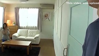 Japanese Step Mom Fucked By Step Son While Cleaning
