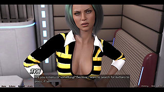 Stranded in Space - Military Girl with Big Tits Loves Femdom