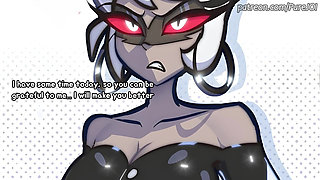 Carmilla Carmine caught her employee masturbating in the office (Dildo JOI)