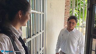 HOT LATINA SURPRISES FUCKED AND LEAVES SPEECHLESS