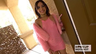 Cutie Pie Aria Valencia Meets Up With Bryan Gozzling For Hardcore Sex!