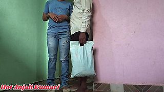 18+ Clear Hindi Voice, My Stepfather's Stepson Came to My House on the Pretext of Meeting Me, I Also Took Advantage of the Oppor