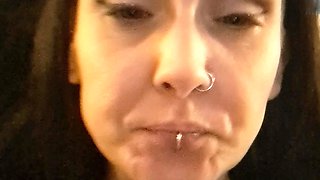15 Sneezes! Petite Pierced Goth Achoo