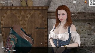 The princess gives a sexy handjob while showing off her big butt