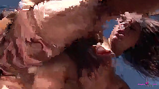 Sexy Brunette Touches Her Pussy by the Pool and Gets Anal Fucked by a BBC