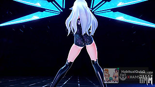 mmd r18 Black Heart in your CPU Black Heart Hyper sex dance public ahegao ntr fuck hard dildo 3d hentai