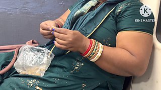 Plus-size desi aunt getting her home action on