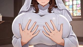 Curvy BBW Nun Sensual Self Love Meditation Huge Boobs Massive Ass Gentle Orgasm